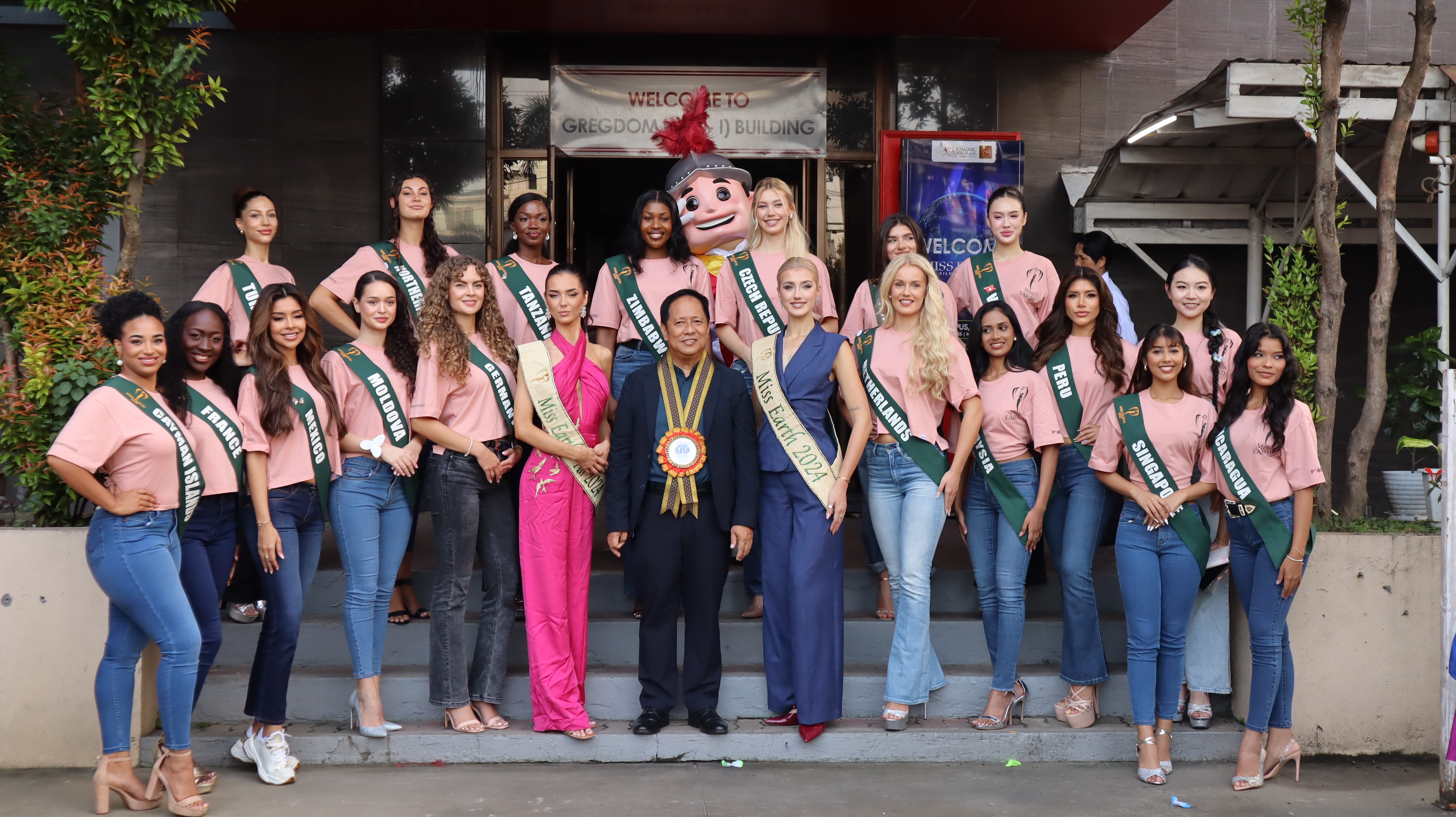 Miss Earth 2025 Delegates Shine at St. Dominic College of Asia